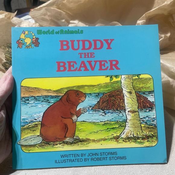 world of animals Other - New Vintage World of Animals Buddy the Beaver Paperback written by John Storms